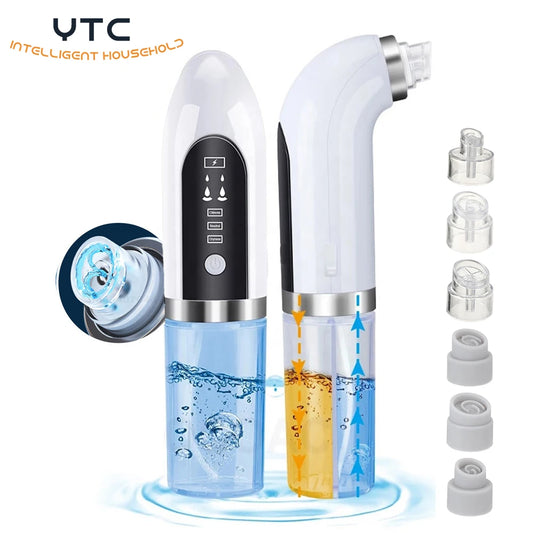 USB Rechargeable Vacuum Suction Water Cycle Pore Acne Cleaner Blackhead Remover