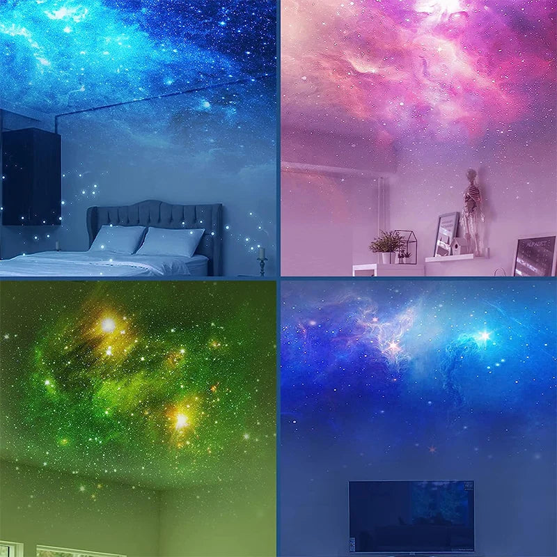 LED Night Light Starry Sky Galaxy Astronaut Projector Light