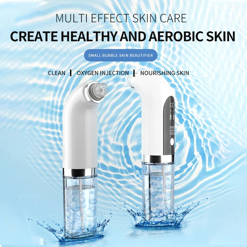 USB Rechargeable Vacuum Suction Water Cycle Pore Acne Cleaner Blackhead Remover