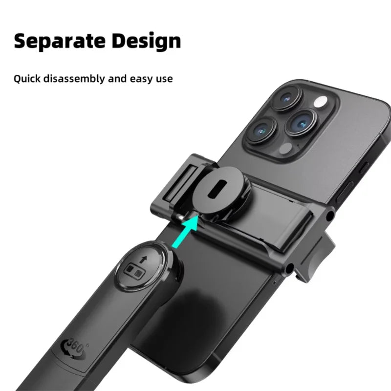 Intelligent Face Tracking Selfie Stick Gimbal Stabilizer w/ Bluetooth Remote For Smartphones