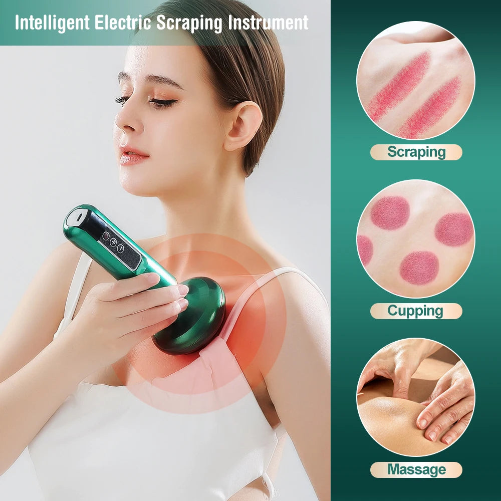 Infrared Heat Slimming Cupping Massager Gua Sha Tool