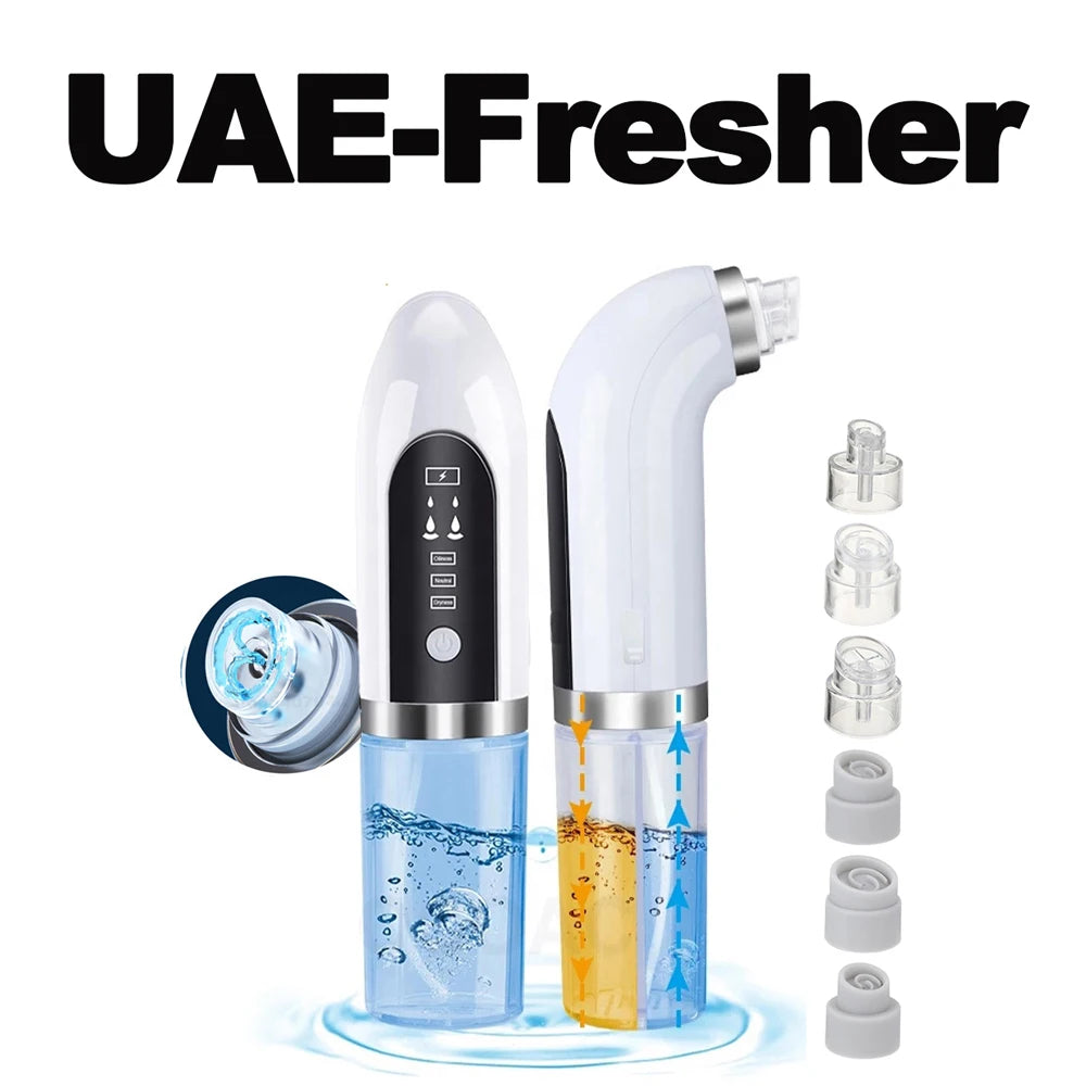 USB Rechargeable Vacuum Suction Water Cycle Pore Acne Cleaner Blackhead Remover