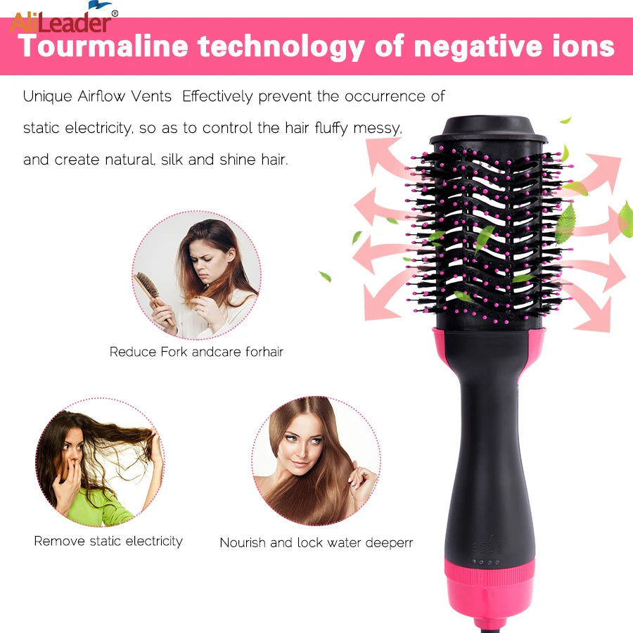 4 in 1 Multifunctional One Step Electric Ion Blow Dryer Styler Brush