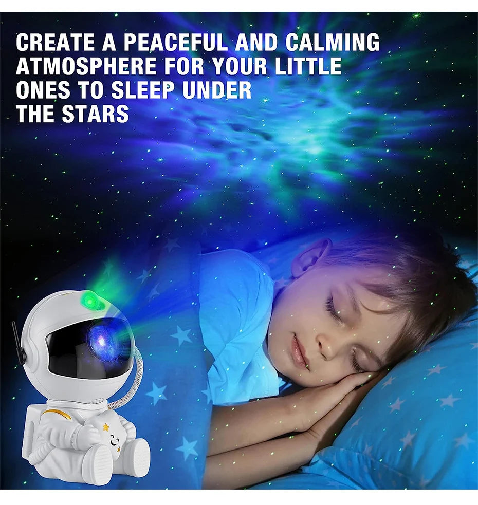 LED Night Light Starry Sky Galaxy Astronaut Projector Light